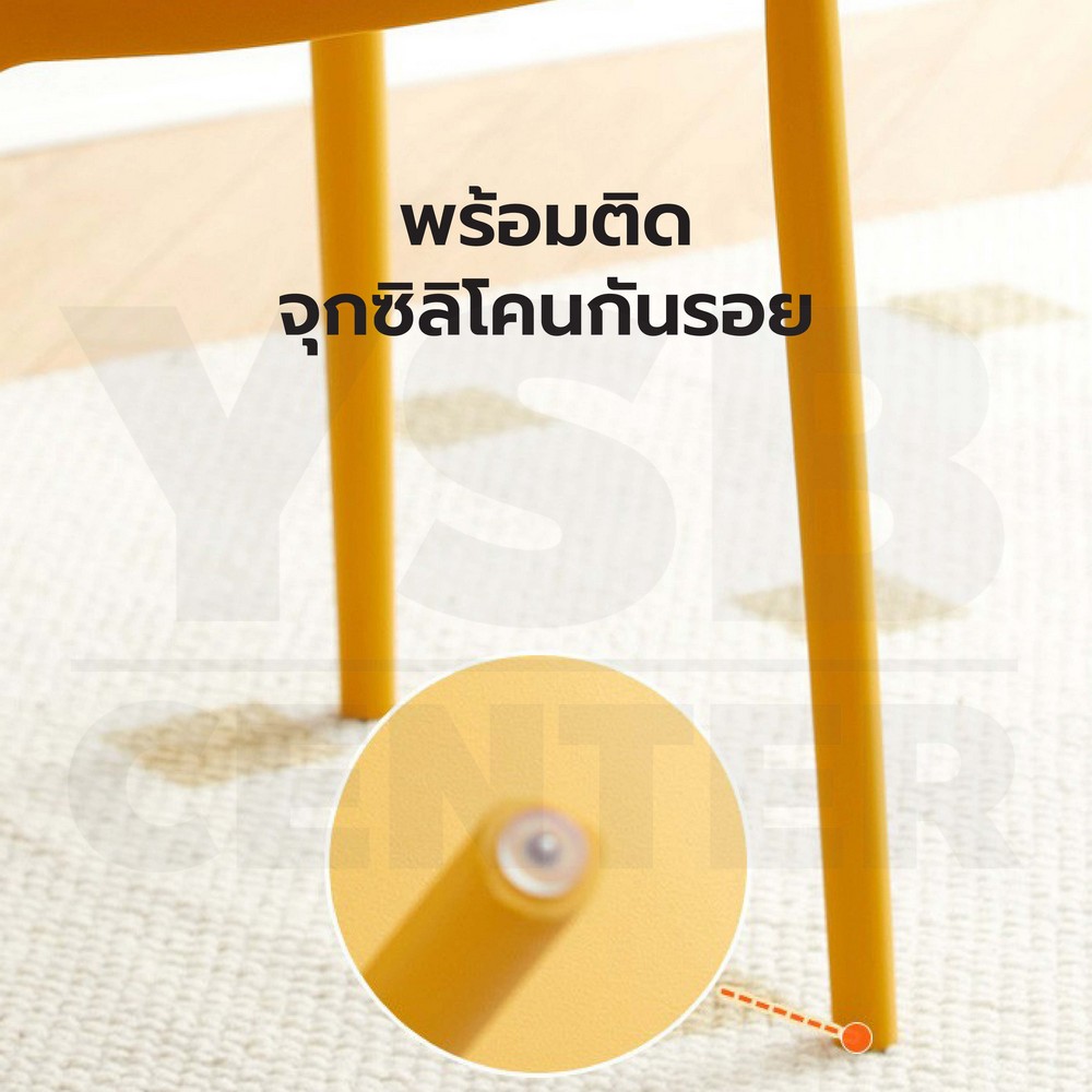 เก้าอี้ สไตล์นอร์ดิก ตกแต่งร้าน พลาสติกขึ้นรูปทั้งชิ้น YL0321- YL0326