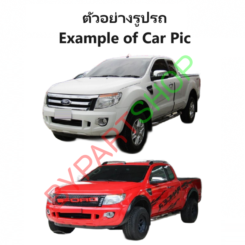 กันชนท้าย FORD RANGER(เรนเจอร์) T6-XL-XLS-XLT-WILDTRAK สีดำ ทรงศูนย์ ปี2012-2021 (ครบชุด) (AC-449-002,RMP77)