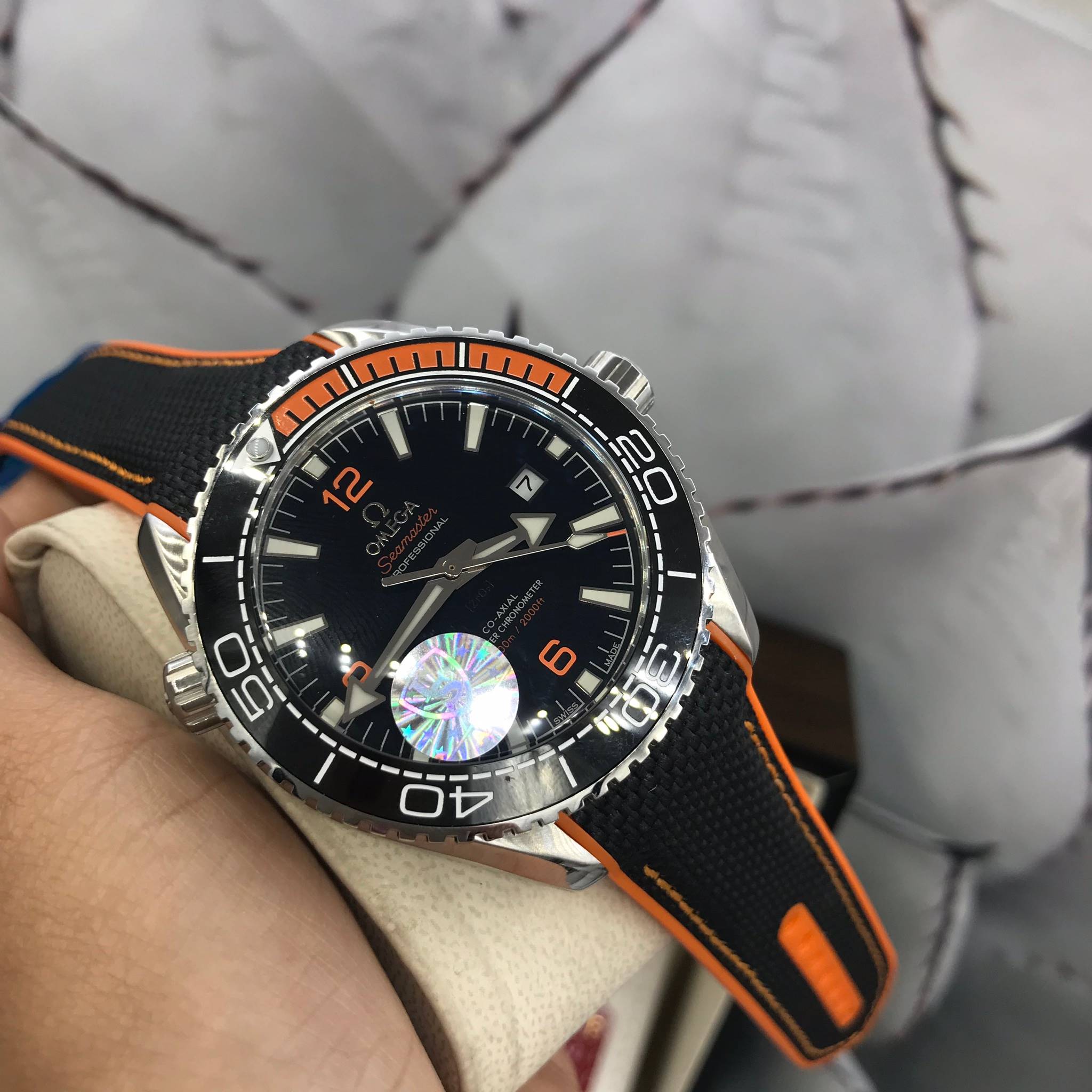 นาฬิกา Omega รุ่น Seamaster Planet Ocean Chronograph งาน CC