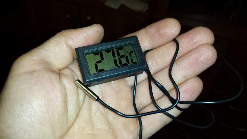 เครื่องวัดอุณหภูมิ หน้าจอดิจิตอล Digital Thermometer สายยาว 1 เมตร