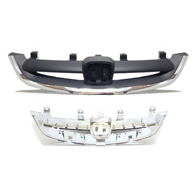 หน้ากระจัง HONDA CIVIC(ซีวิค) ES ไดเมนชั่น โฉมที่2 คาดโครเมียม ไม่มีโลโก้ ปี2003-2004 (รหัส:CV'03)