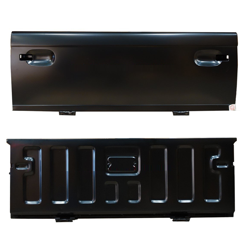 ฝาท้าย NISSAN FRONTIER(ฟอนเทียร) โฉมไฟตาลึก รุ่นเปิดข้าง เหล็กดำ(หนาเทียบแท้) ปี1998-2000 (รหัส:BIGM2000) -เลือกรูปแบบ-