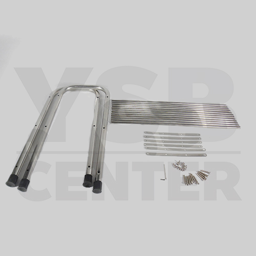 ชั้นวางรองเท้าสแตนเลส 5 ชั้น ท่อขนาดใหญ่ 22 mm แบบหนาพิเศษ รุ่น CB0051-SR-SS201-560