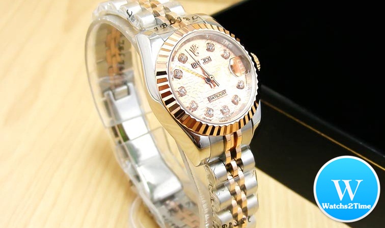 นาฬิกา Rolex Datejust Jubilee 36 mm.& Lady Size 26 mm. Steel Rose Gold 2K