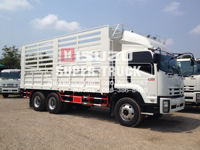ISUZU FVM 300 แบบกระบะคอกสูง