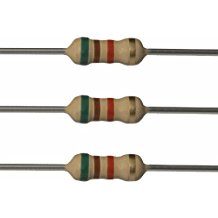 Resistors 5.1K Ohm 1/4W 5% Carbon Film