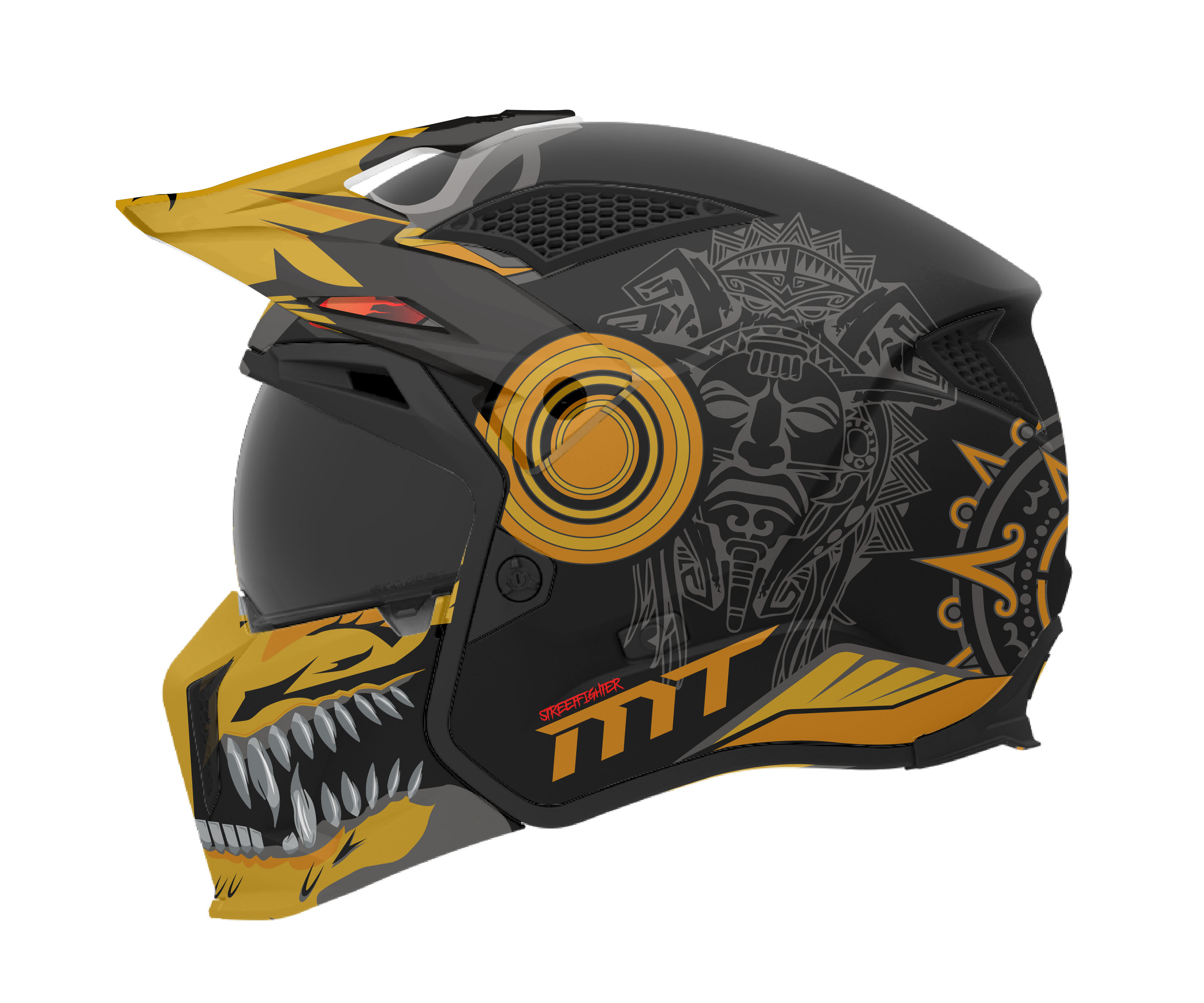 MT STREETFIGHTER SV รุ่น AZTEC MATT YELLOW