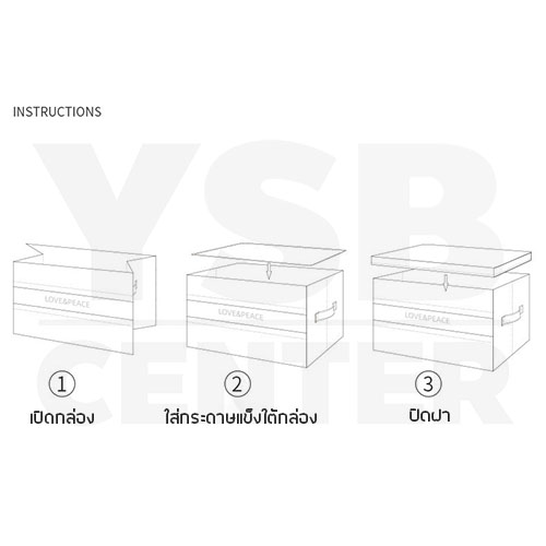 กล่องใส่ของอเนกประสงค์ กล่องเก็บของ กล่องใส่ของ พร้อมฝาปิด