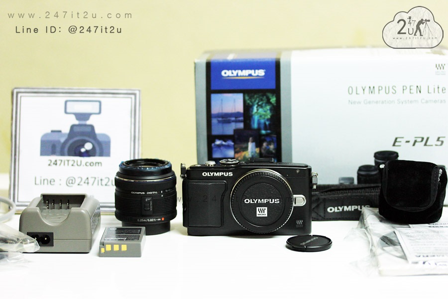 กล้อง Olympus E-PL5 + เลนส์ 14-42mm f3.5-5.6 สีดำ