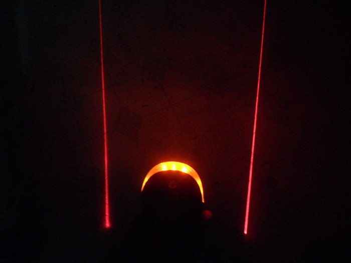 YSB ไฟท้ายรถจักยาน LED 5 ดวง เปลี่ยนจังหวะได้ 7แบบ 2 LaSer บอกทาง กันน้ำ พร้อมแถมถ่าน แสงไฟสีแดง รุ่น SL-116