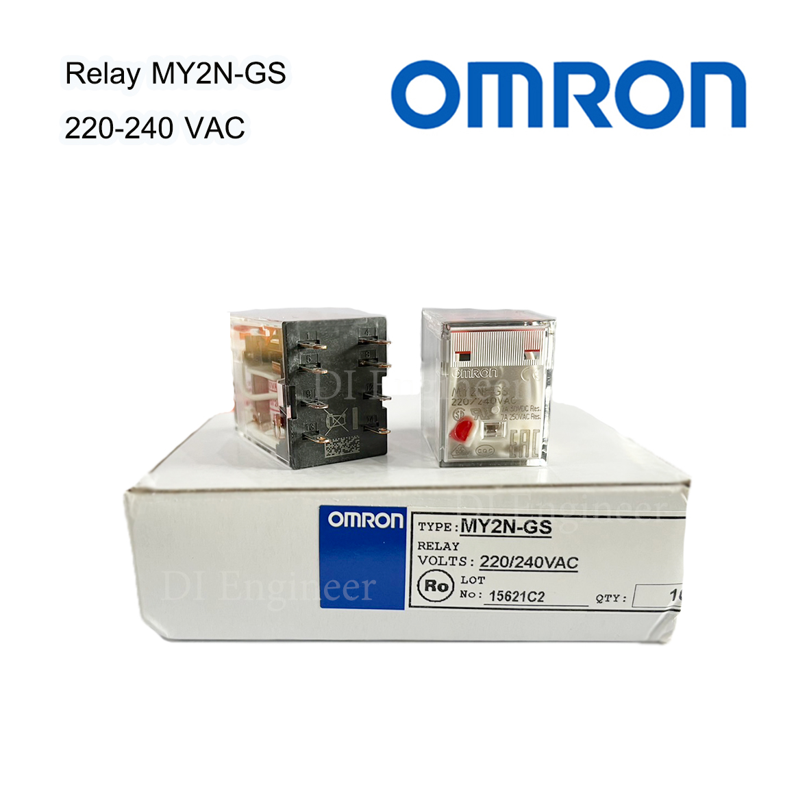 Omron Relay MY2N-GS 220/240 VAC