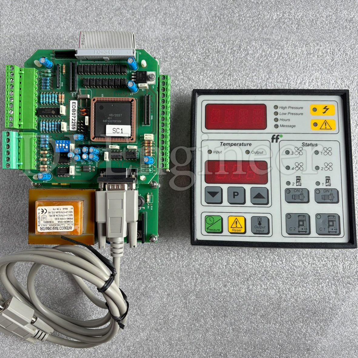 บอร์ดควบคุม Temperature Controller EDB069227 ,EDB072259 (Secondhand)