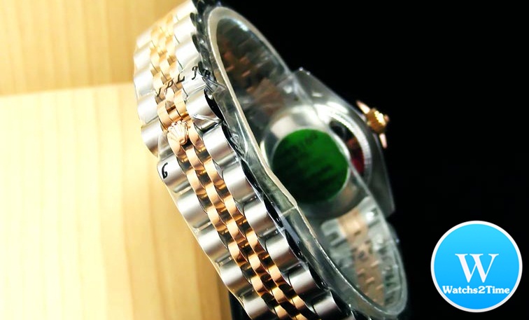 นาฬิกา Rolex Lady Datejust Jubilee 26 mm.Steel Rose Gold 2K สายตันซีรีย์ 17 New Version หน้าปัดJubilee