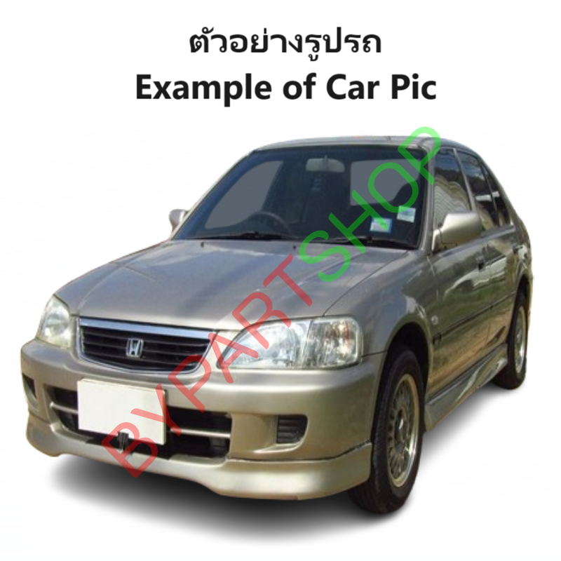 กระจกมองข้าง HONDA CITY(ซิตี้) โฉมแรก/โฉมType Z รุ่นปรับมือ(ปรับใน) สีดำ ปี1996-2002 -ราคาต่อข้าง-