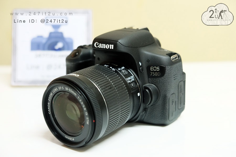กล้อง Canon 750D+ เลนส์ 18-55mm