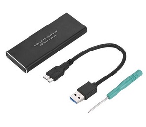ฮาร์ดดิสก์ถึงอะแดปเตอร์ NGFF กล่อง SSD 2 SDD Key Type-A USB3 0 M