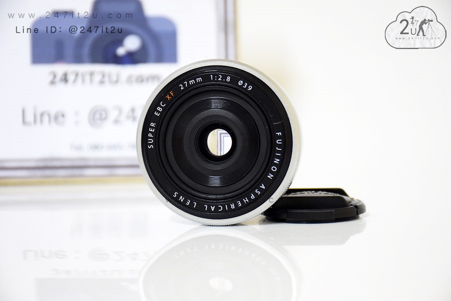 เลนส์ Fujinon 27mm f2.8 สี silver