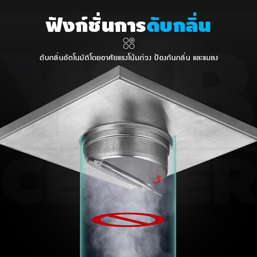 ตะแกรงระบายน้ำ สแตนเลส 304 กันกลิ่น กันแมลง ทรงสี่เหลี่ยมลายเส้นตรง รุ่น CM0022 - CM0029