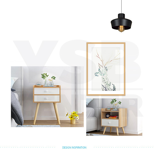 CASSA โต๊ะ ตู้ โต๊ะข้างเตียง ตู้ข้างเตียง ชั้นวางของข้างเตียง โต๊ะอเนกประสงค์ เฟอร์นิเจอร์ห้องนอน 1ชั้น แบบมีลิ้นชัก