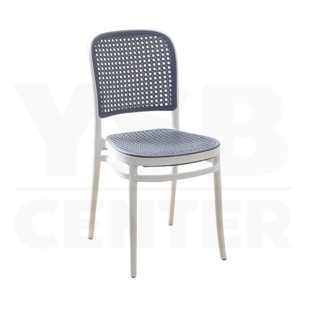 เก้าอี้พลาสติก หวายเทียม ร้านกาแฟ สไตล์โมเดิร์น