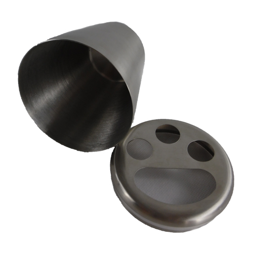 CASSA ที่ใส่แปรงสีฟัน ยาสีฟัน แสตนเลส 304 ทรงกลม รุ่น142-SUS304-SH203