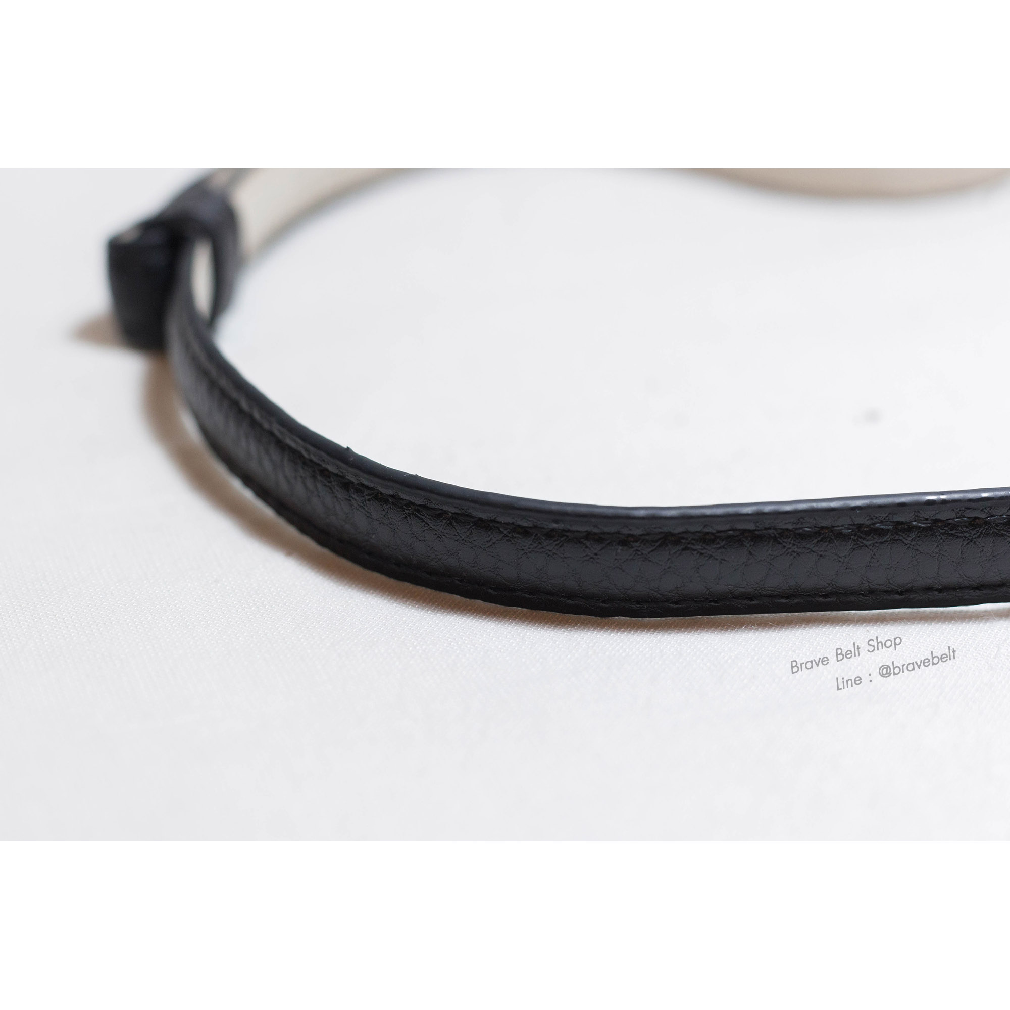เข็มขัดฟรีไซต์สีดำเท่ๆ ปรับสายได้พอดีเอว