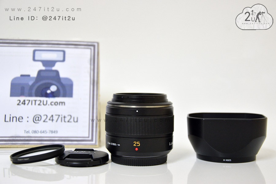 เลนส์ Leica DG Summilux 25mm f1.4 ASPH สีดำ