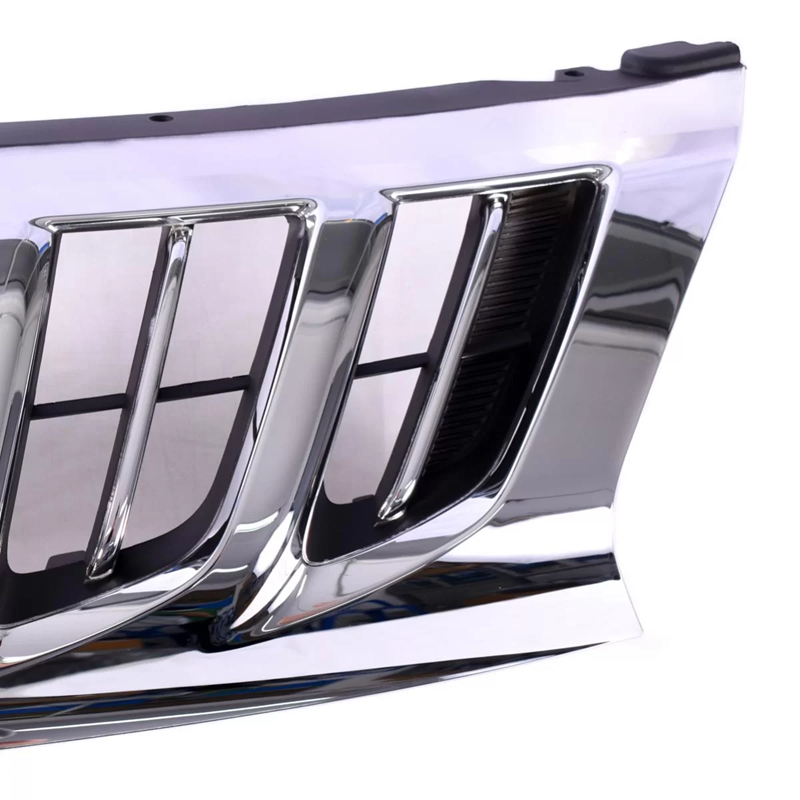 หน้ากระจัง MITSUBISHI TRITON(ไทรทัน) Gen2 2WD-4WD ชุบโครเมียม(ตามรูป) ไม่มีโลโก้ ปี2015-2017 (รหัส:TRN'15 ชุบ)