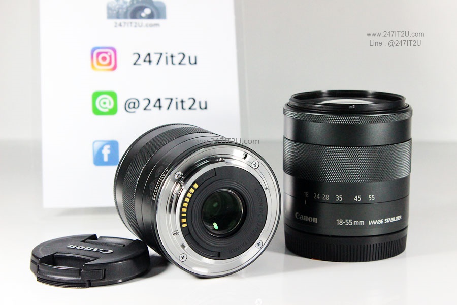 เลนส์ Canon EF-M 18-55mm f 3.5-5.6 is stm
