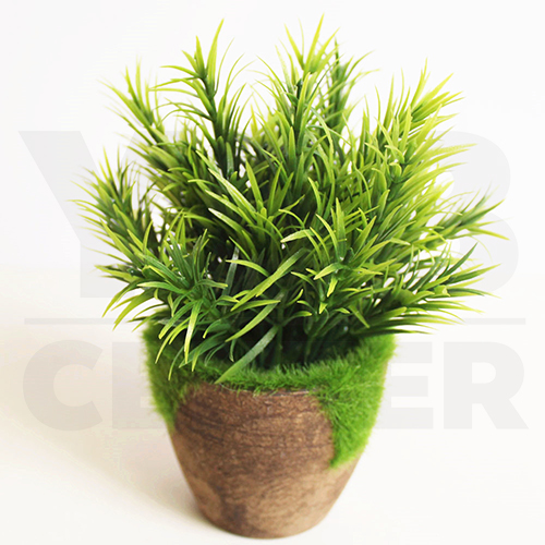 ต้นไม้ปลอม ต้นไม้แต่งบ้าน ดอกไม้พลาสติก ต้นไม้พลาสติก ดอกไม้ประดิษฐ์ (เซ็ต 3 ชิ้น) ขนาด 9x7x22 CM. รุ่น B62-GG3-18X8.5X7.5