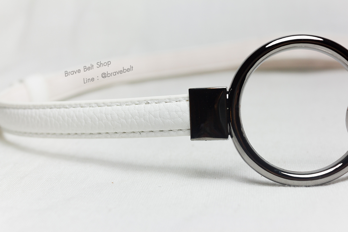 เข็มขัดปรับสาย ผิวหยาบหัวกลมคล้องกัน