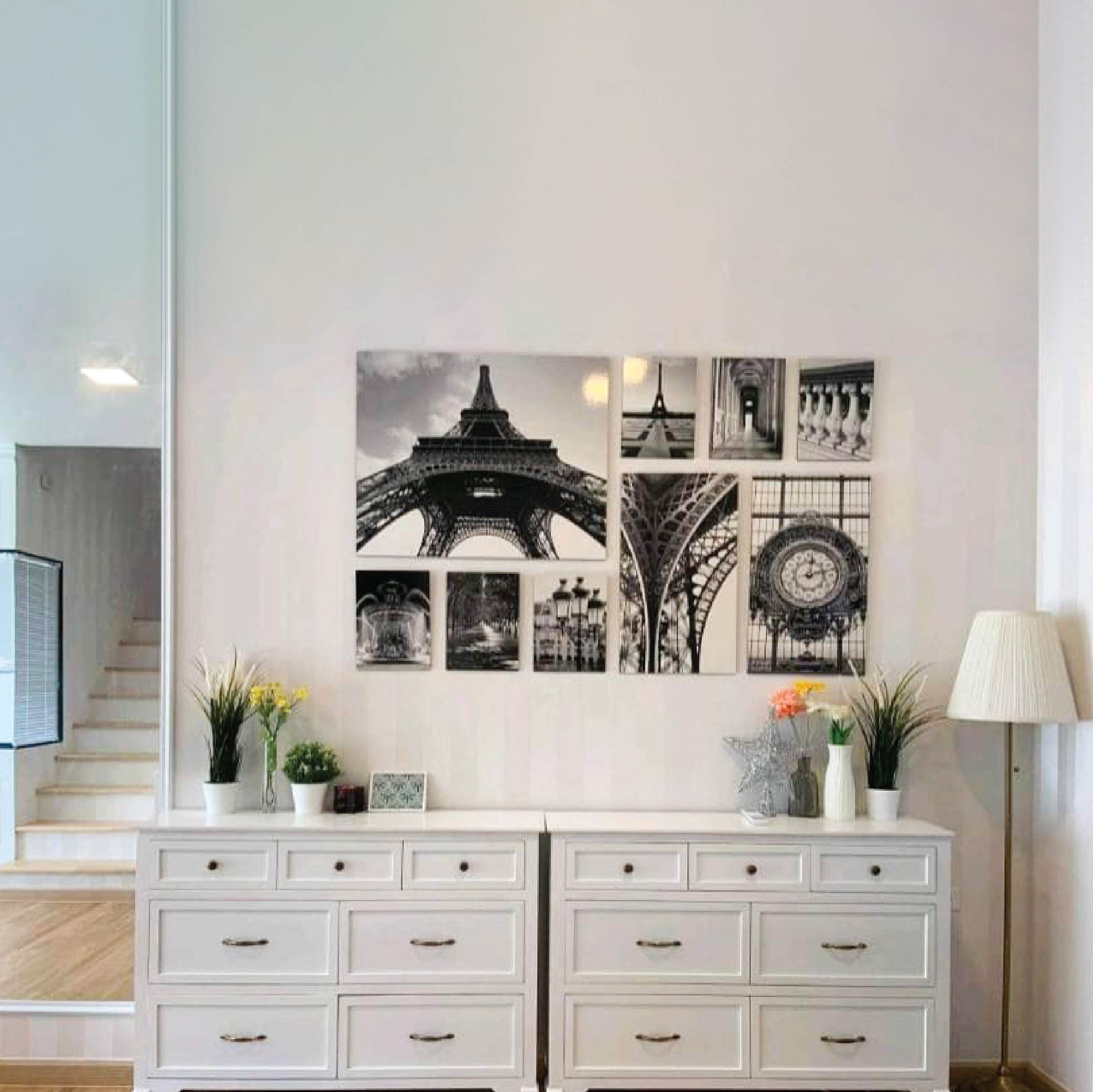 ชั้นวางของ ลิ้นชักเก็บของ ตู้ใส่ของ ชั้นวางสไตล์มินิมอล (ไม่ต้องประกอบ)