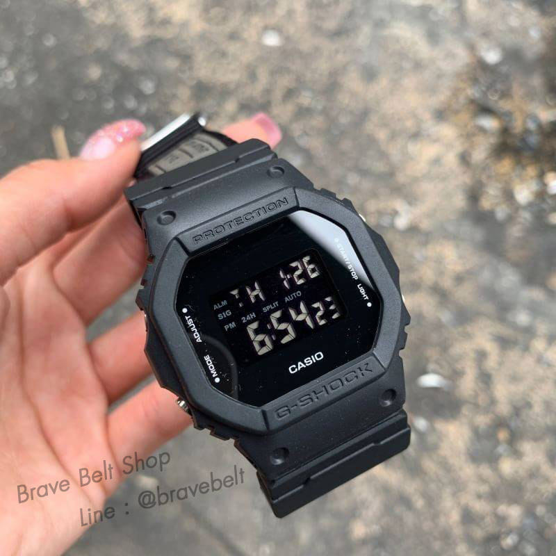 G Shock DW5600 หน้ายักษ์สีดำ สายนาโต้ AAA