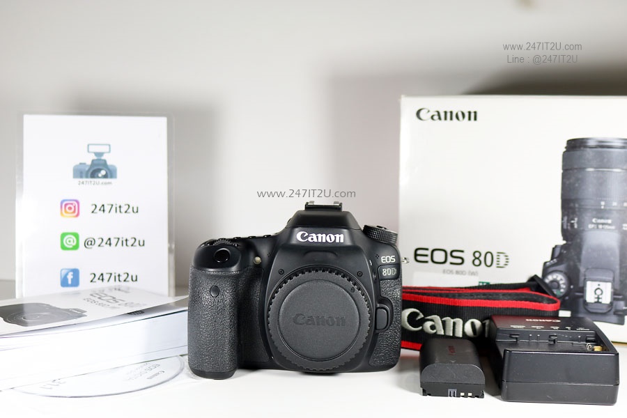 Canon Body 80D สภาพดี ยกกล่อง