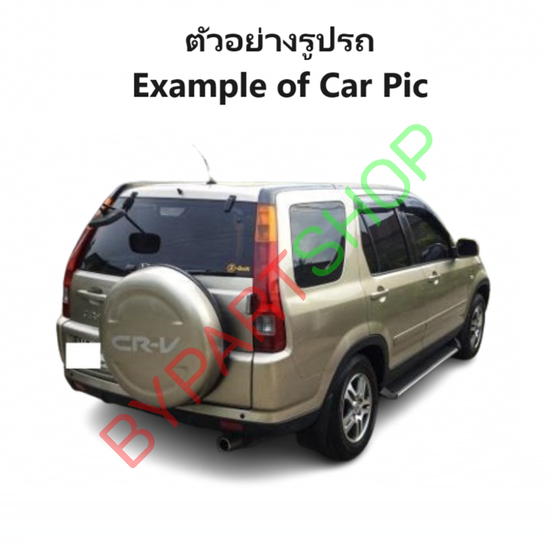 ไฟตัดหมอก/ไฟสปอร์ตไลท์ HONDA CRV(ซีอาร์วี) G2 โฉมที่1 ฝาครอบดำ+ชุบโครเมียม ปี2002-2004 (ครบชุด) (รับประกัน 6เดือน) (HD010L1-L2)