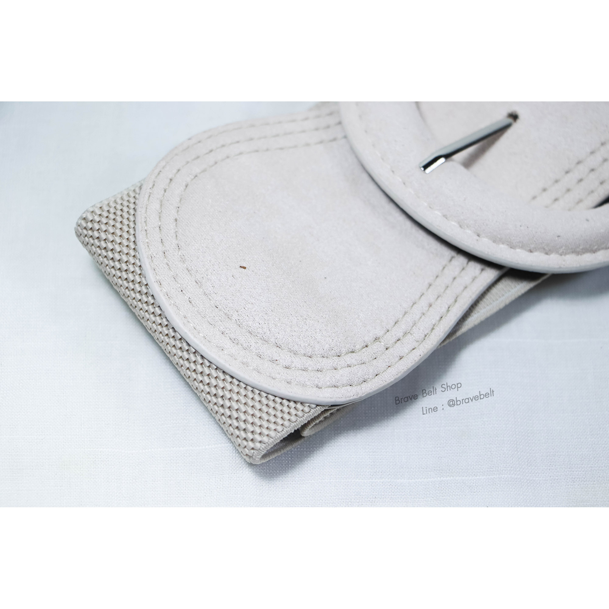 เข็มขัดยางยืดผู้หญิงทรงสูงสวยๆ ผ้ากลับ