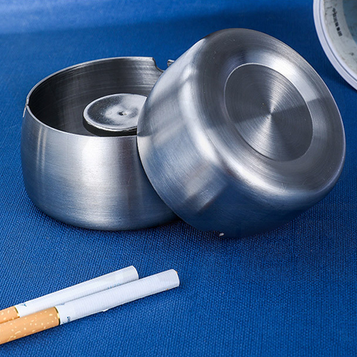 ที่เขี่ยบุหรี่ ที่วางบุหรี่ ที่เขี่ยบุหรี่สแตนเลส 410 ป้องกันลม แข็งแรง ทนทาน