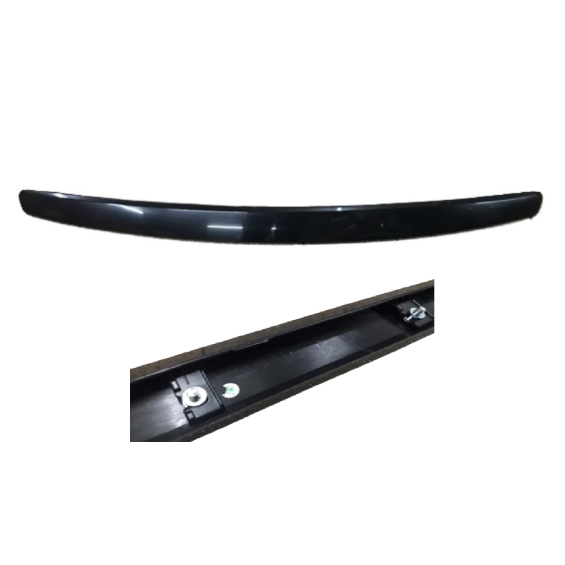 คิ้วฝากระโปรง ISUZU D-MAX ALL NEW(ดีแม็ก ออนิว) สีดำ ปี2012-2015 (ทรงห้างแบบน็อตยึดเข้ารูป100%)