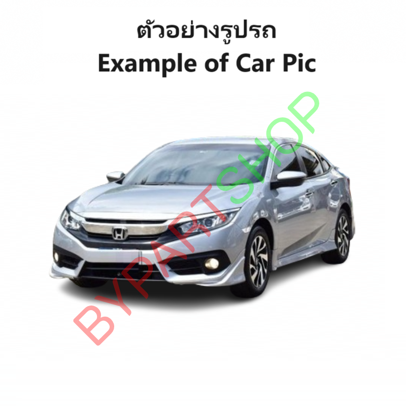 ไฟตัดหมอก/ไฟสปอร์ตไลท์ HONDA CIVIC(ซีวิค) FC ฝาครอบดำ ปี2016-2018 (ครบชุด) (รับประกัน 6เดือน) (HD952)