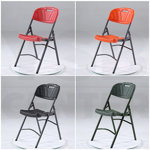 เก้าอี้พลาสติก เก้าอี้พับ เก้าอี้ทานอาหาร เก้าอี้ร้านกาแฟสไตล์โมเดิร์น เก้าอี้โครงขาเหล็ก รุ่น F1C008 - F1C011