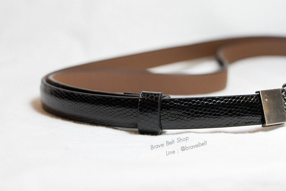 เข็มขัดปรับสายได้ รูปทรงหัวกลมคล้อง