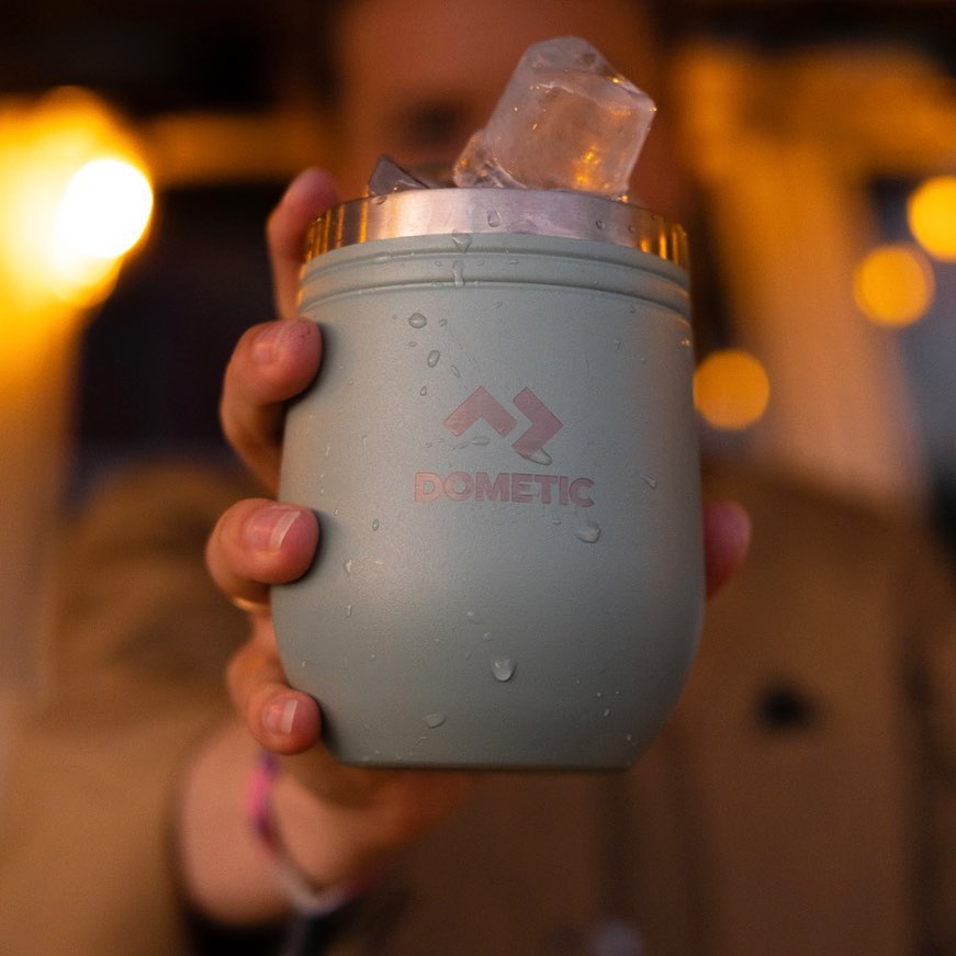 Dometic Thermo Wine Tumbler สี Moss , 300 ml. แก้วเก็บความเย็น ขนาด 300มล.