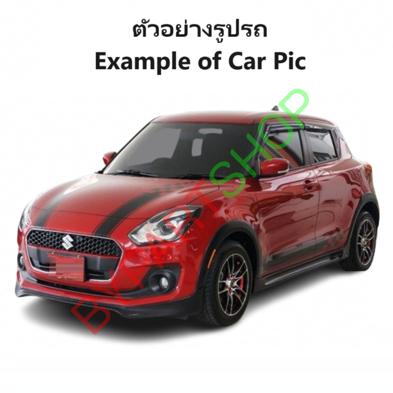 กระจกมองข้าง SUZUKI SWIFT(สวีฟ) รุ่นปรับ+พับไฟฟ้า มีไฟเลี้ยว 7สาย โฉมปี2018-2022 (สีดำ,งานไม่ทำสี) -ราคาต่อข้าง-