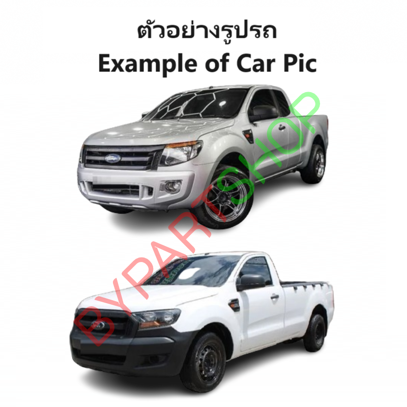 กระจกมองข้าง FORD RANGER(ฟอร์ด เรนเจอร์) T6/XL รุ่นปรับมือ สีดำ ปี2012-2017 -ราคาต่อข้าง