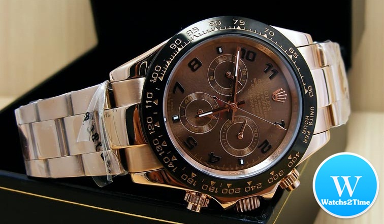 นาฬิกา Rolex Cosmograph Daytona Steel Everose Gold Bezel Ceramic Dial Chocoloate