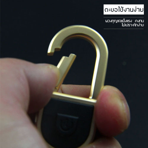 JOBON พวงกุญแจ เกรดพรีเมี่ยม 2 in 1 ล๊อกแบบขันน๊อต + ไฟฉายในตัว หนาพิเศษ