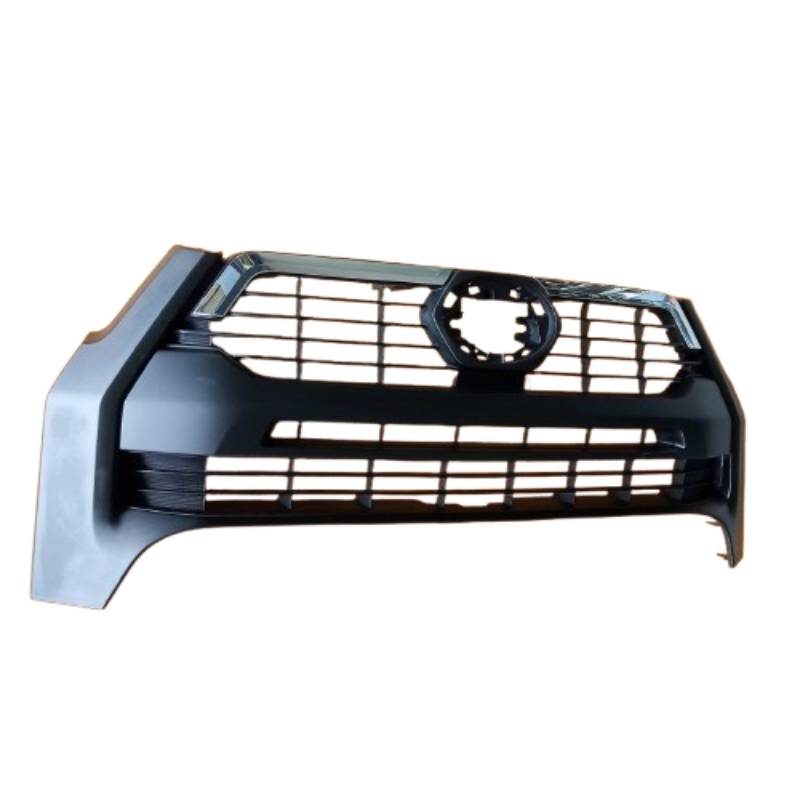 หน้ากระจัง TOYOTA REVO ROCCO(รีโว่ ร็อคโค่) หน้าหมูป่า ลายยกสูง คิ้วโครเมียม ไม่มีโลโก้ ปี2020-2023 (รหัส:REVO-ROCCO'20)