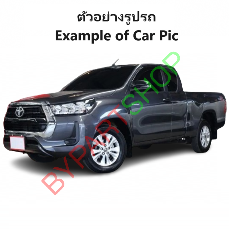 กระจกมองข้าง TOYOTA REVO(รีโว่)/ROCCO(ร็อคโค่) รุ่นปรับ+พับไฟฟ้า มีไฟเลี้ยว 7สาย สีดำ(งานไม่ทำสี) ปี2015-2024 -ราคาต่อข้าง-