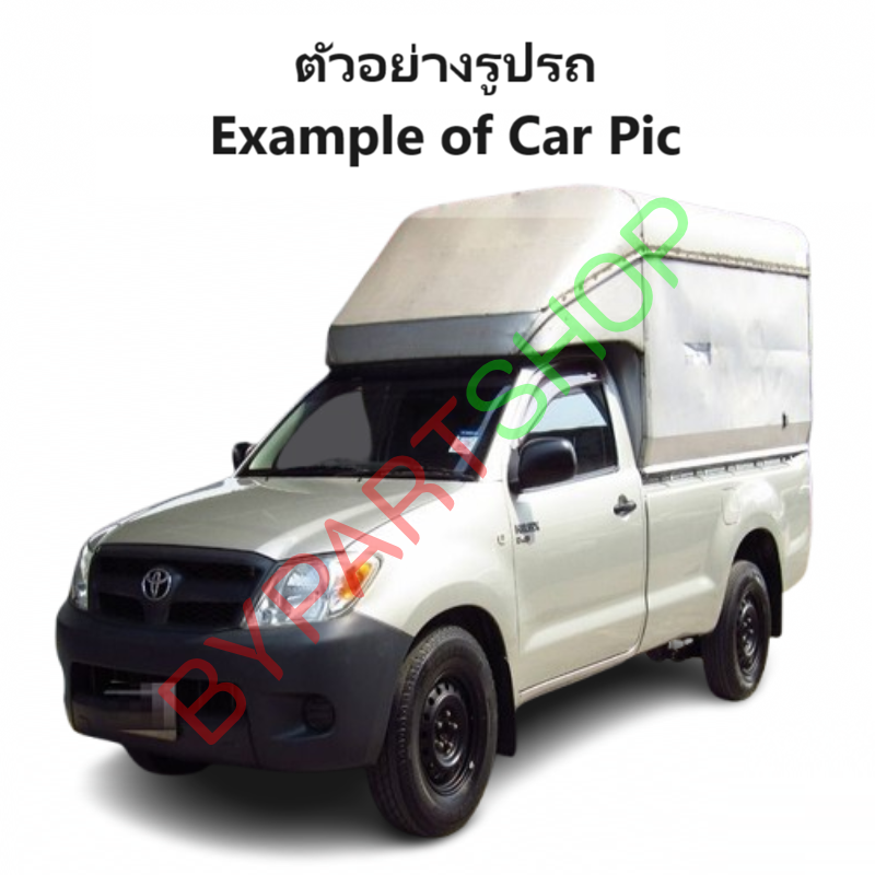 หน้ากระจัง TOYOTA VIGO(วีโก้) โฉมแรก สีดำ(งานไม่ทำสี) ไม่มีโลโก้ ปี2004-2007 (รหัส:VIGO'04ดำ)