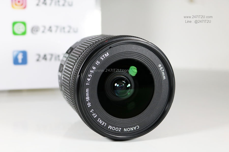 Canon lens EF-S 10-18mm f4.5-5.6 IS STM